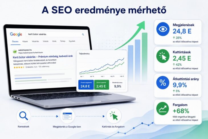 A SEO eredményeinek mérése Google adatok alapján