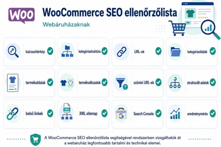 WooCommerce SEO ellenőrzőlista webáruházaknak