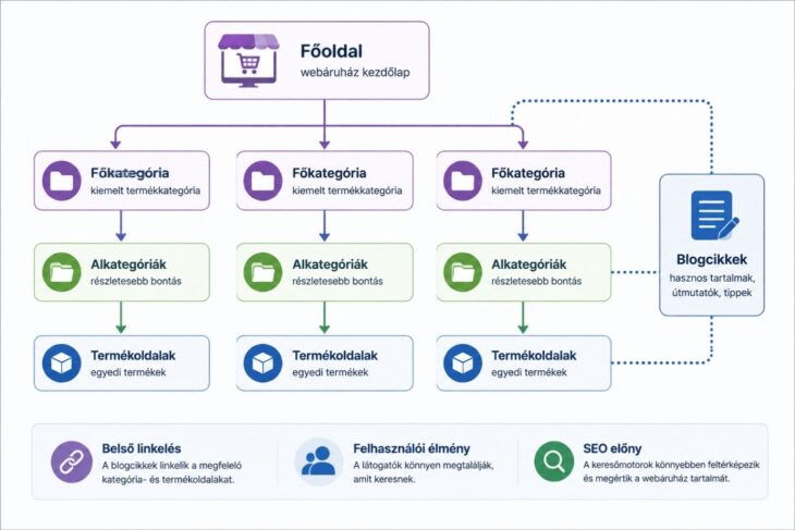 SEO-barát WooCommerce webáruház struktúra